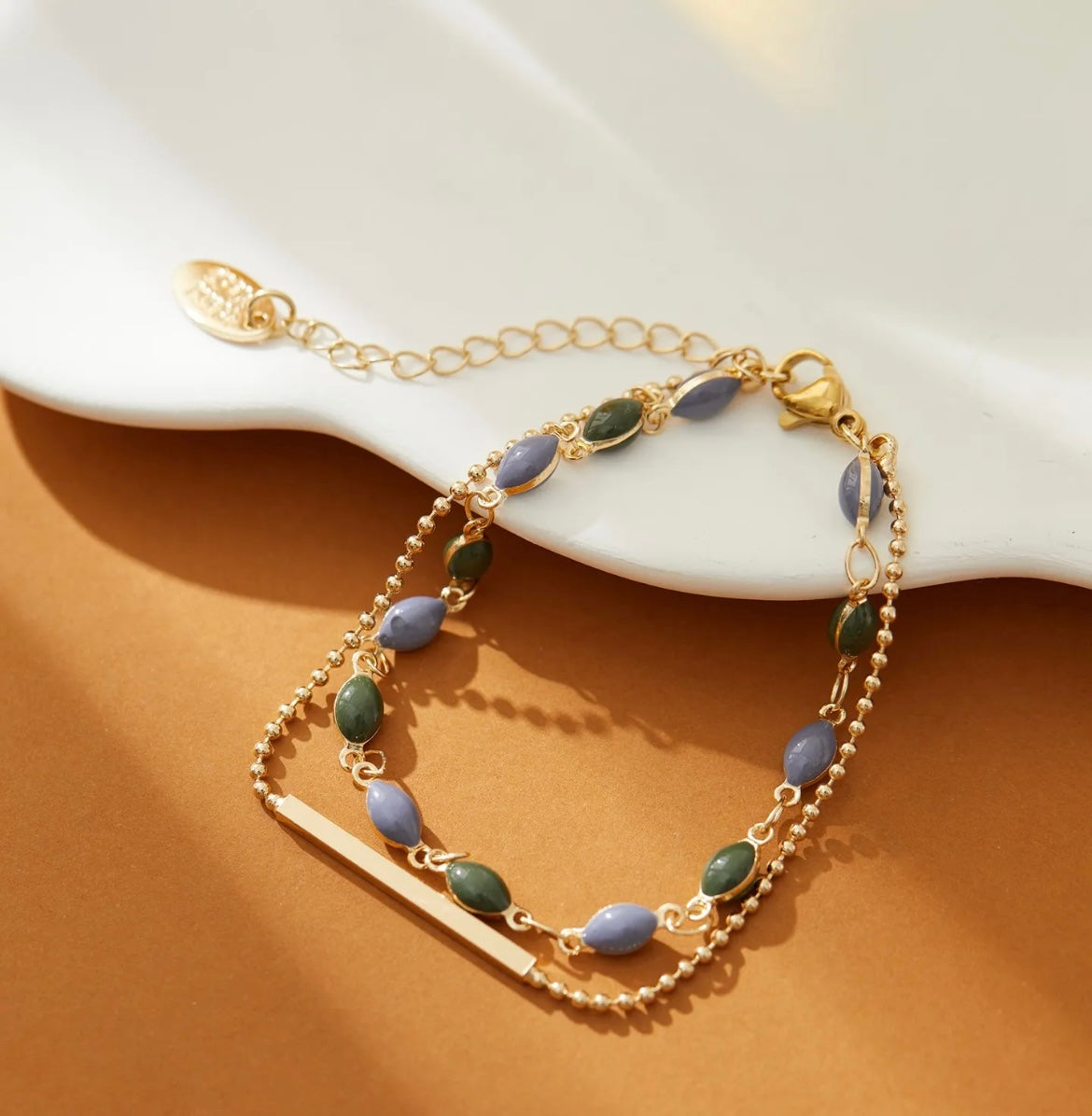 Forest Glow Double Bracelet